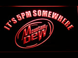FREE Mountain Dew It's 5pm Somewhere LED Sign - Red - TheLedHeroes