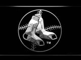 Boston Red Sox (8) LED Neon Sign USB - White - TheLedHeroes