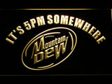 FREE Mountain Dew It's 5pm Somewhere LED Sign - Yellow - TheLedHeroes