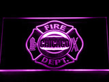 FREE Chicago Fire Dept. LED Sign - Purple - TheLedHeroes