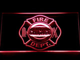 Chicago Fire Dept. LED Neon Sign USB - Red - TheLedHeroes