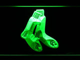 Boston Red Sox (11) LED Neon Sign USB - Green - TheLedHeroes
