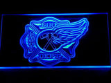 Detroit Fire Dept. LED Neon Sign Electrical - Blue - TheLedHeroes