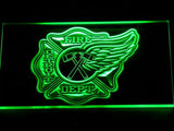 Detroit Fire Dept. LED Neon Sign Electrical - Green - TheLedHeroes