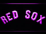 Boston Red Sox (12) LED Neon Sign USB - Purple - TheLedHeroes