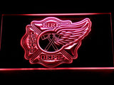 FREE Detroit Fire Dept. LED Sign - Red - TheLedHeroes