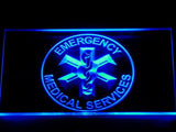 Emergency Medical Services LED Neon Sign Electrical - Blue - TheLedHeroes