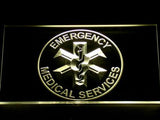 Emergency Medical Services LED Neon Sign Electrical - Yellow - TheLedHeroes