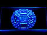 New York Fire Dept. C10 LED Neon Sign Electrical - Blue - TheLedHeroes