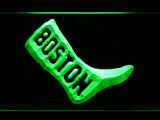Boston Red Sox (13) LED Neon Sign USB - Green - TheLedHeroes