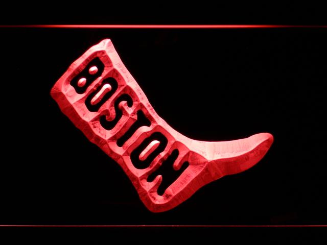 Boston Red Sox (13) LED Neon Sign USB - Red - TheLedHeroes