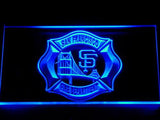 San Francisco Fire Dept. LED Neon Sign Electrical - Blue - TheLedHeroes