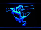 Baltimore Orioles (4) LED Neon Sign USB - Blue - TheLedHeroes