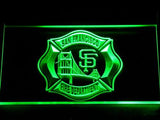 San Francisco Fire Dept. LED Neon Sign Electrical - Green - TheLedHeroes