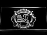 FREE San Francisco Fire Dept. LED Sign - White - TheLedHeroes