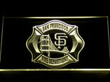 FREE San Francisco Fire Dept. LED Sign - Yellow - TheLedHeroes