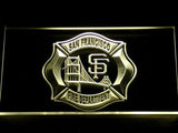 San Francisco Fire Dept. LED Neon Sign Electrical - Yellow - TheLedHeroes