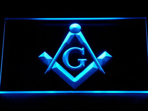 FREE Freemason LED Sign - Blue - TheLedHeroes
