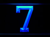 Baltimore Orioles #7 LED Neon Sign Electrical - Blue - TheLedHeroes
