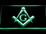 FREE Freemason LED Sign - Green - TheLedHeroes
