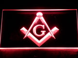 FREE Freemason LED Sign - Red - TheLedHeroes
