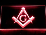 Freemason LED Neon Sign USB - Red - TheLedHeroes