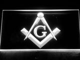 FREE Freemason LED Sign - White - TheLedHeroes