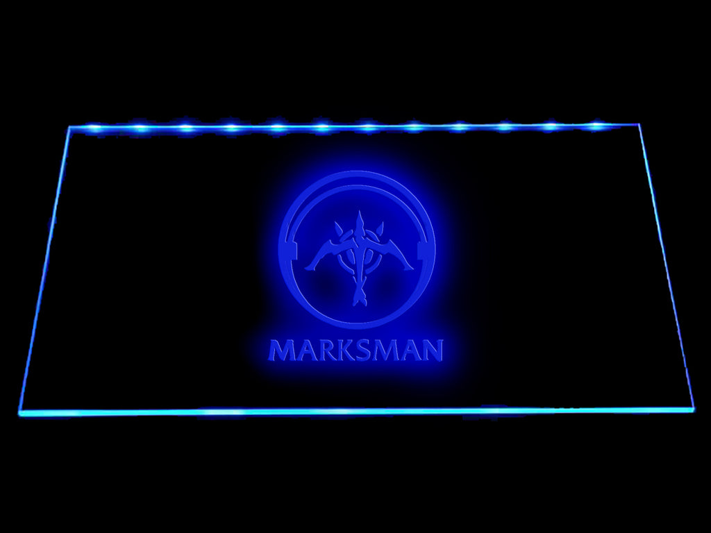 League Of Legends Marksman (2) LED Sign - Blue - TheLedHeroes