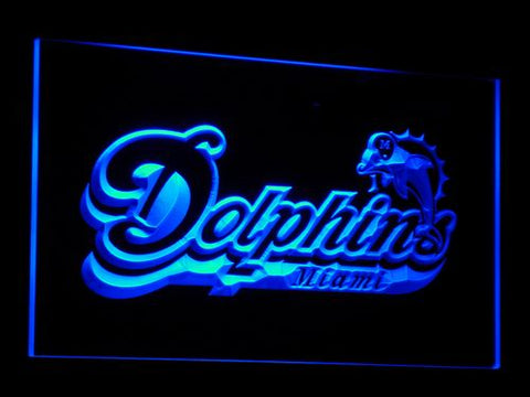 FREE Miami Dolphins LED Sign - Blue - TheLedHeroes