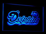 Miami Dolphins LED Neon Sign Electrical - Blue - TheLedHeroes