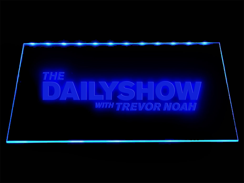 FREE The Daily Show LED Sign - Blue - TheLedHeroes