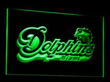 Miami Dolphins LED Neon Sign Electrical - Green - TheLedHeroes