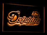 Miami Dolphins LED Sign - Orange - TheLedHeroes