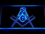 Freemason (2) LED Neon Sign Electrical - Blue - TheLedHeroes