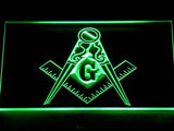 Freemason (2) LED Neon Sign USB - Green - TheLedHeroes