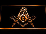 Freemason (2) LED Neon Sign Electrical - Orange - TheLedHeroes