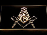 Freemason (2) LED Neon Sign Electrical - Yellow - TheLedHeroes