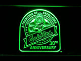 Baltimore Orioles 30th Anniversary LED Neon Sign Electrical - Green - TheLedHeroes