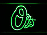 Baltimore Orioles (6) LED Neon Sign USB - Green - TheLedHeroes
