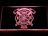 Firefighter's Dept. Mom LED Neon Sign Electrical - Red - TheLedHeroes