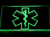 Emergency Medical Services (2) LED Neon Sign Electrical - Green - TheLedHeroes
