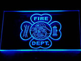Irish Firefighter's LED Neon Sign USB - Blue - TheLedHeroes