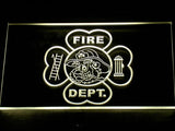 FREE Irish Firefighter's LED Sign - Yellow - TheLedHeroes