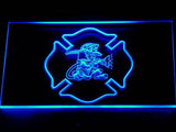 Fighting Irish Firefighter (2) LED Neon Sign Electrical - Blue - TheLedHeroes