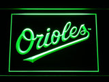 Baltimore Orioles (9) LED Neon Sign Electrical - Green - TheLedHeroes