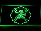FREE Fighting Irish Firefighter (2) LED Sign - Green - TheLedHeroes