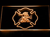 Fighting Irish Firefighter (2) LED Neon Sign Electrical - Orange - TheLedHeroes