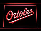 Baltimore Orioles (9) LED Neon Sign Electrical - Red - TheLedHeroes