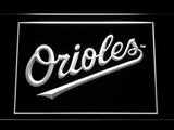 Baltimore Orioles (9) LED Neon Sign Electrical - White - TheLedHeroes