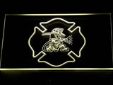 Fighting Irish Firefighter (2) LED Neon Sign Electrical - Yellow - TheLedHeroes